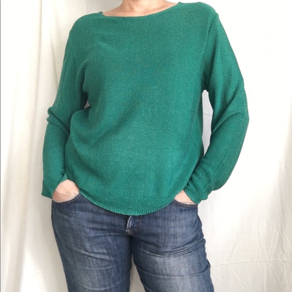 Sarah Arizona Green Woven Top - Picture 3 of 8